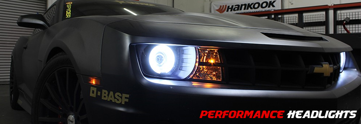 11-15 Ford F250 F350 Superduty Halo & LED Projector Headlights -Chrome